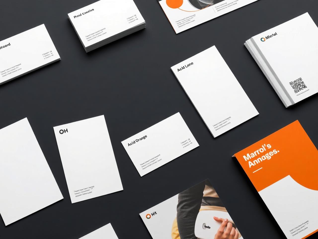 Brand identity system laid out across print and signage mockups